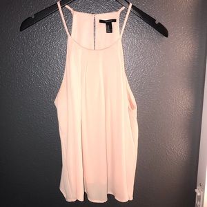 Salmon Pink Halter Blouse